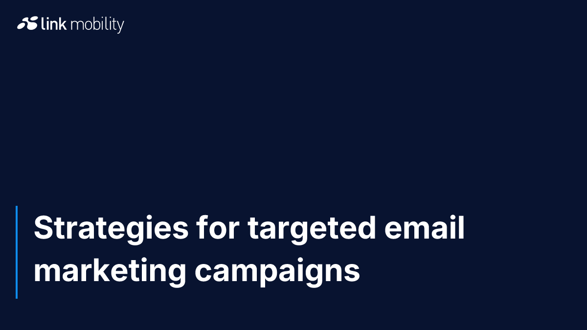 Strategies for targeted email marketing campaigns